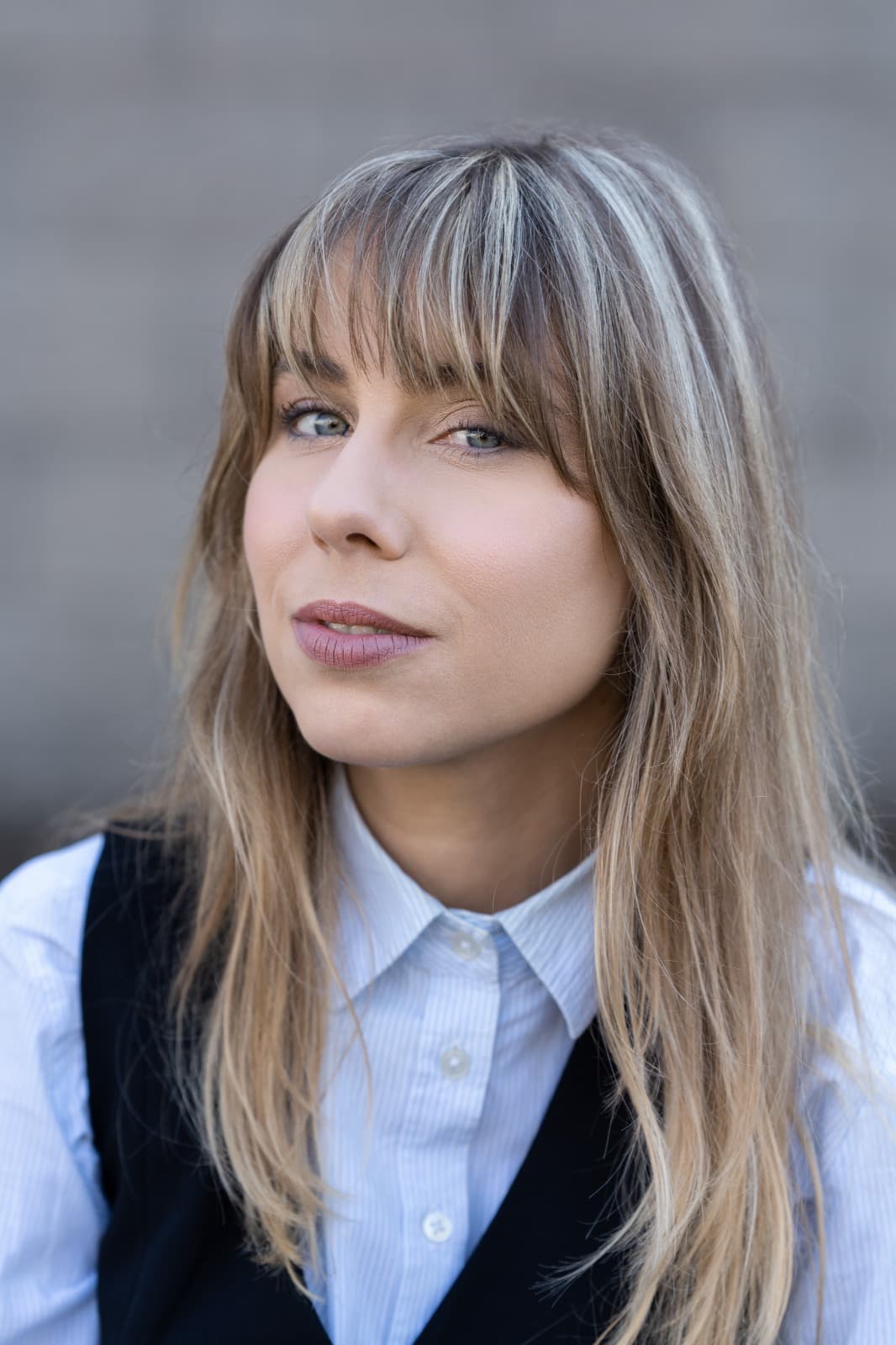 Martina Angelucci, attrice e insegnante.